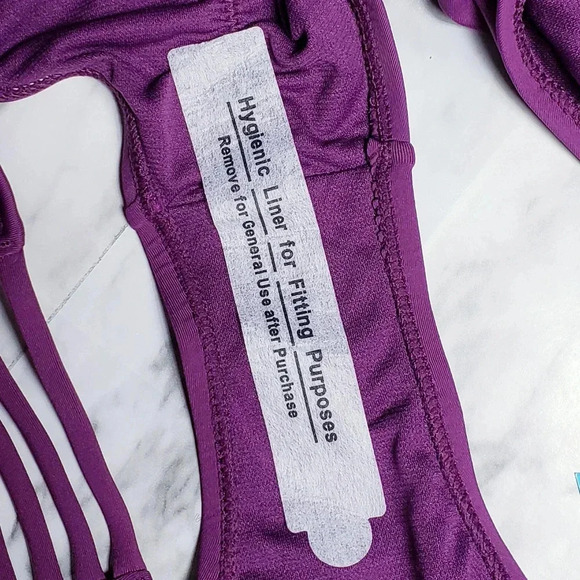 Bikini Bottom Swimsuit Hipster Burgundy Lined Size XL Side Detail Ambrielle - Picture 6 of 8